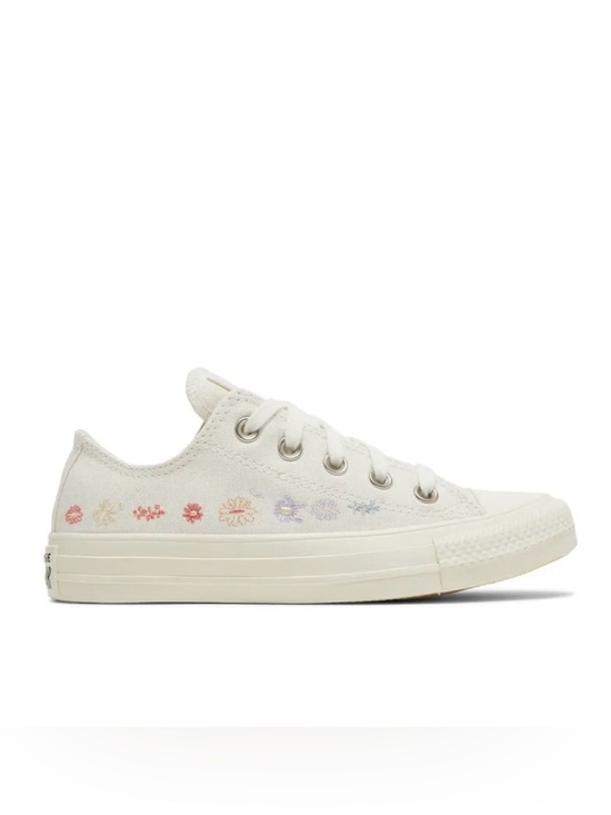 Converse Shoes - Converse Wmns Chuck Taylor All Star Low 'Embroidered Floral - Egret'